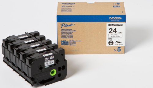 BROTHER HGE151V5 24mm 5PZ BK SU TRASP